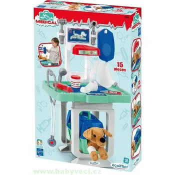 hrací stolek Zvěrolékařský vozík s pejskem a infuzí