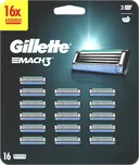GILLETTE Mach3 Pánské náhradní holicí hlavice 16 ks