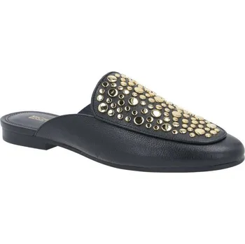 Dámské pantofle Michael Kors Kůžoné pantofle FARROW | Barva:černý | Velikost:36