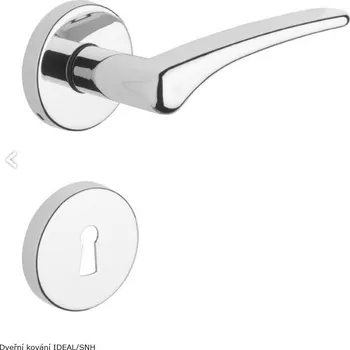 Dveřní kování Dveřní kování IDEAL/S/Cr rozeta matná klíč stříbrné ROSTEX výprodej