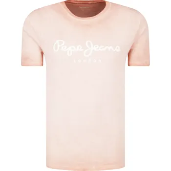 Pánské tričko Pepe Jeans London Tričko West Sir | Barva:růžová | Velikost:M