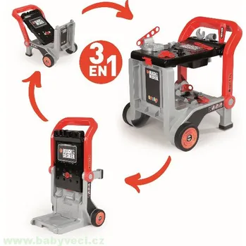 Dětská dílna Dílna ponk Smoby Black&Decker 3v1