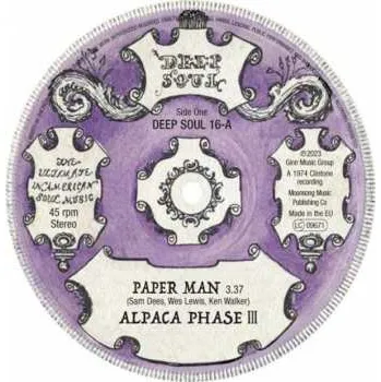 Zahraniční hudba SP Sam Dees: Paper Man / False Alarms 2023 7inch Single Vinyl