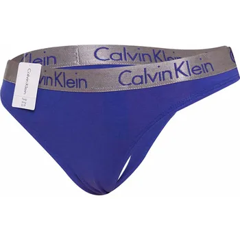 Kalhotky CALVIN KLEIN DÁMSKÁ TANGA THONG 1P KOBALTOVÁ 000QD3539E CMB Velikost: XS