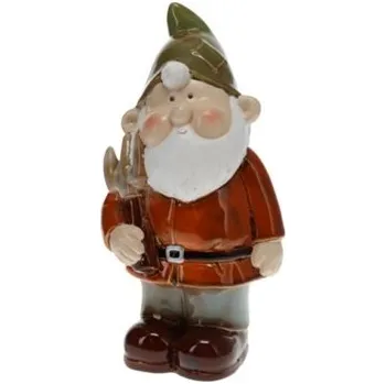 Figurka Porcelánový trpaslík zelený 27,5x14,5x10,5 cm (135548 041 252214150 skřítek zelený)