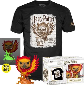 Figurka Funko POP! Harry Potter & Tee Box Dumbledore Patronus Velikost: M