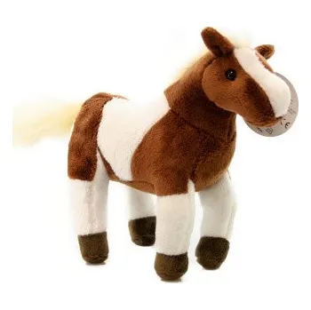 plyšák Plyšový kůň hnědobílý 23 cm