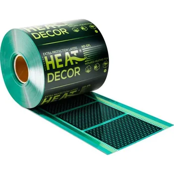 Topná rohož Topná fólie HD-EPL 20 W/bm (80 W/m2, šíře 25 cm) - Heat Decor