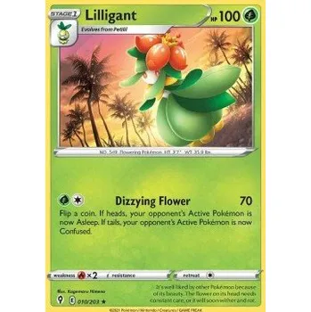 Sběratelská karetní hra Pokémon EVS 010/203 Lilligant - Evolving Skies Stav: Near Mint, Verze: REVERSE HOLO