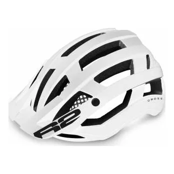 Cyklistická přilba R2 CROSS Barva: bílá, Velikost: "L" 58-62 cm Přilba