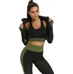 Merco Yoga Sense fitness set dámský sv.zelená Velikost oblečení: M