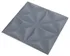 Obklad 3D nástěnný panel 50 x 50 cm origami šedý 48 ks