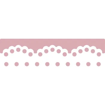 Děrovačka DpCraft Ozdobný okraj děrovačka 4cm - Krajka