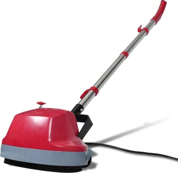 Podlahový mycí stroj Stroj na čištění a leštění podlahy s dvojitou hlavou červený