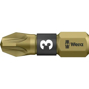 Bit Utahovací hrot WERA BiTorsion BTH PZ3 25 mm (extra tvrdý bit pro křížové drážky Pozidrive - PZ)