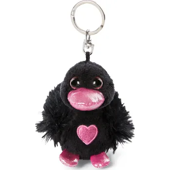 plyšák NICI klíčenka Love Černá labuť 8cm, GREEN