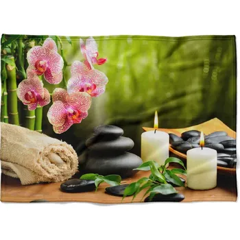deka Deka Květy s kameny (Rozměr : 150 x 120 cm, Podšití beránkem: NE)
