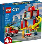 LEGO City 60375 Hasičská stanice a auto…