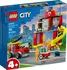 Stavebnice LEGO LEGO City 60375 Hasičská stanice a auto hasičů