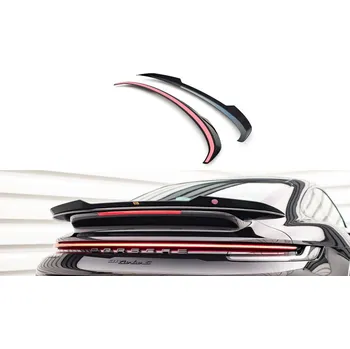 Auto-moto Prodloužení spoileru Porsche 911 Turbo S 992 carbon look