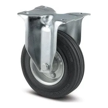 Pojezdové kolečko Kolečko průmyslové gumové pevné 80mm plotýnka