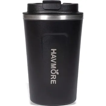 Termohrnek Ecocoffee termohrnek na kávu, černý, 500ml