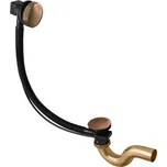 Slezák - RAV Sifon vanový – kov – 700 mm – stará mosaz