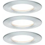 Paulmann vestavné svítidlo LED Coin Slim IP44 kruhové 6,8W hliník 3ks sada stmívatelné 939.01 P 93901