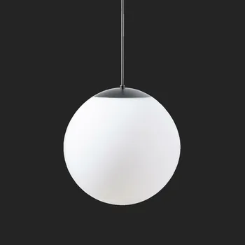 OSMONT ADR72606 ADRIA S3 HP závěsné skleněné svítidlo černá / bílá IP40 4000 K 52W LED nouzové kombinované 3 h