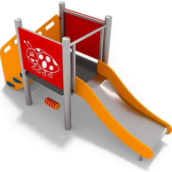 Dětské hřiště Dětská herní sestava s konstrukcí z nerezu 11573