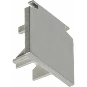 Bodové svítidlo RENDL EUTRAC koncovka pro tříokr. lištu stříbrnošedá R11309