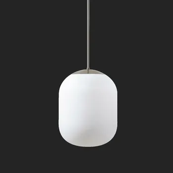 OSMONT TAN62789 TANIA P1 HP závěsné skleněné svítidlo nerez broušená / bílá IP40 4000 K 52W LED DALI