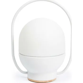 Lampička FARO TAKE AWAY LED, bílá přenosná stolní lampa