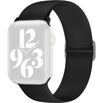 VSECHNONAMOBIL 33458 ELASTIC Řemínek Apple Watch Ultra 1 / 2 / 3 (49mm) / 9 / 8 / 7 (45mm) / 6 / SE / 5/4 (44mm) / 3/2/1 (42mm) černý