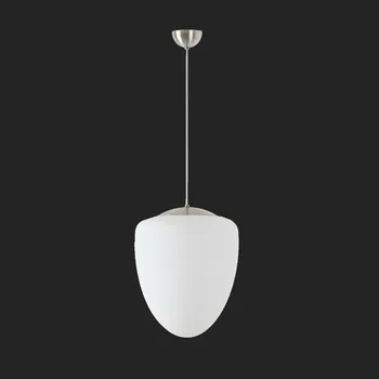 OSMONT AST60943 ASTRA S závěsné skleněné svítidlo nerez broušená / bílá IP40 4000 K 27W LED DALI