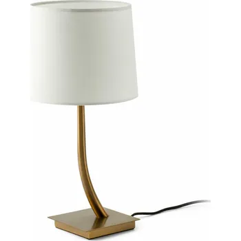Lampička FARO REM bronzová/bílá stolní lampa