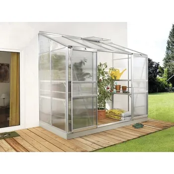 Skleník Skleník ke zdi Vitavia Ida 3300 polykarbonát 4 mm 255 x 132 cm hliník
