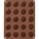 Orion silikonová pečicí forma na mini muffiny hnědá (na 20 ks) Orion