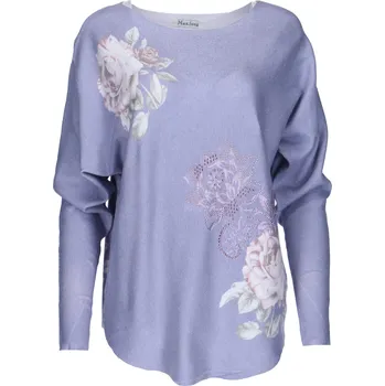 Dámský svetr MH2211 Svetřík barva: hnědá , velikost: S/M