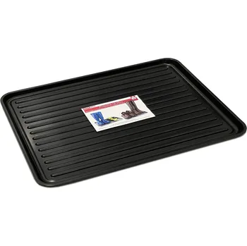 Botník PETRAplast Podložka na obuv 43 x 33 cm černá