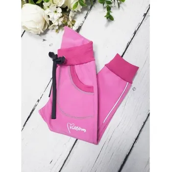 Kulišárny softshellové kalhoty zimní - Lila 98/104