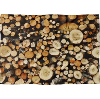 Dětská deka Deka Dřevo 150x120 cm (Rozměr : 200 x 140 cm, Podšití beránkem: NE)
