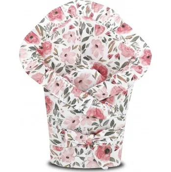 Zavinovačka Baby Nellys Rychlozavinovačka s volánkem a stuhou Begónie, meruňková