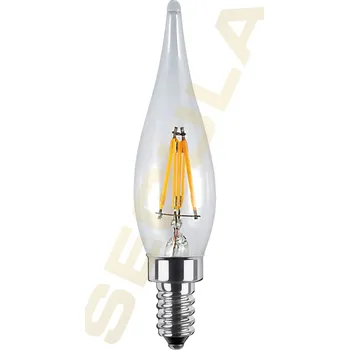 Žárovka Segula 55234 LED francouzská svíčka čirá E10 1 W 60 Lm 1.900 K