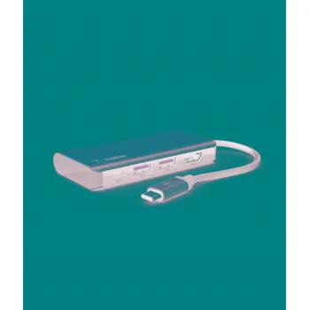 USB hub Belkin AVC006BTSGY Belkin USB-C 4v1 Multiport adaptér - 4K HDMI, USB-C PD 3.0, 2x USB-A 3.0