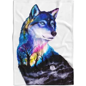 deka Deka Vlk Art (Rozměr : 150 x 120 cm, Podšití beránkem: NE)