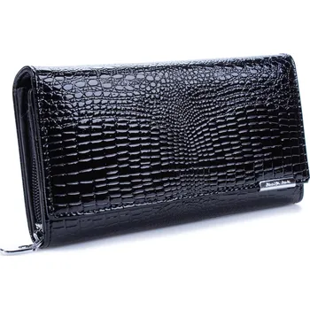 Peněženka Jennifer Jones Dámská kožená peněženka černá 5288-2