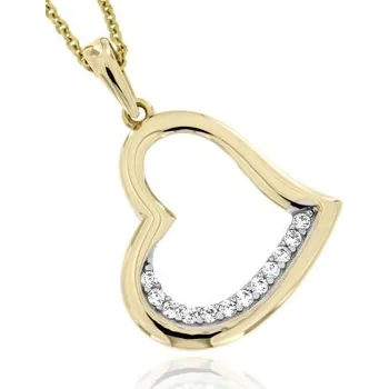 Přívěsek Zlatnictví U Kostela Zlatý přívěsek srdíčko 55ž 690302173