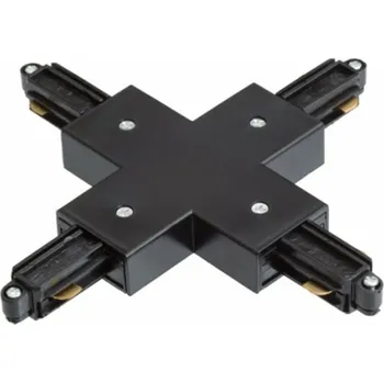 Bodové svítidlo RENDL 1F X spoj černá 230V R12279