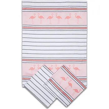 Utěrka Svitap Kuchyňské utěrky - plameňáci velikost: plameńáci - 3ks